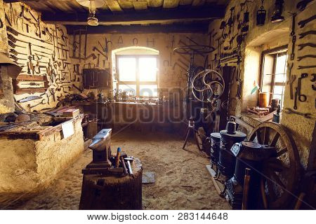 Tranditional Smithy Workshop Interior