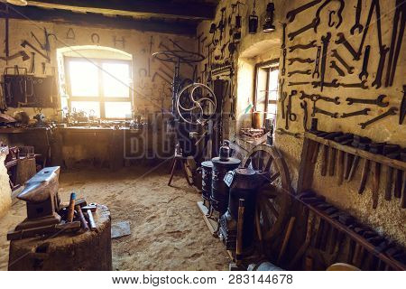 Tranditional Smithy Workshop Interior