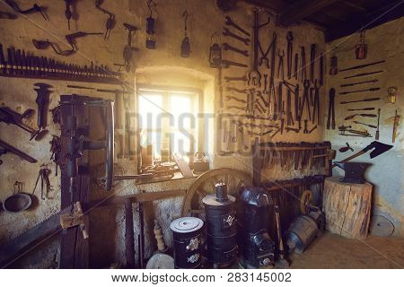 Tranditional Smithy Workshop Interior