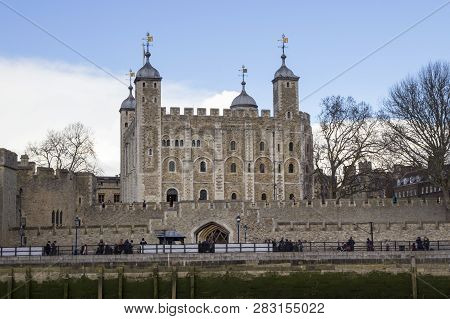 London, Uk - May 20, 2017. London Cityscape Across The River Thames With A View Of The Tower Of Lond