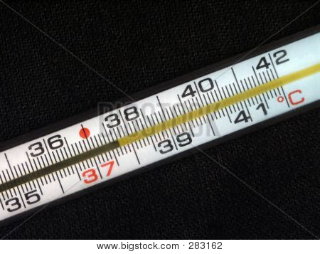 Fragment des Thermometers