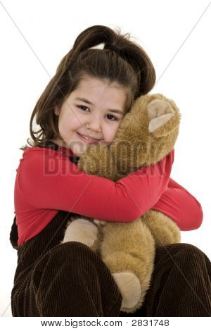 Kind Holding Teddybär