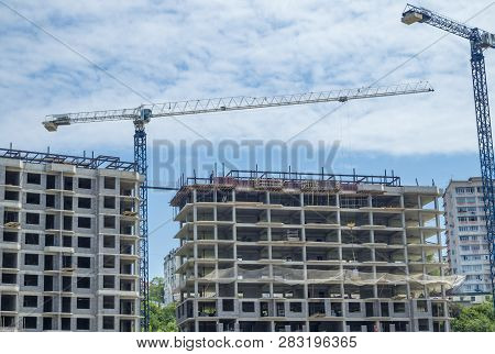 A Multi-storey House Under Construction In The Novaya Zarya District Of Sochi 10.07.2018