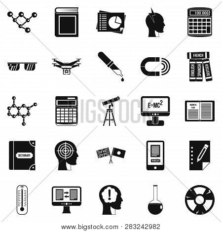 Bursary Icons Set. Simple Set Of 25 Bursary Icons For Web Isolated On White Background