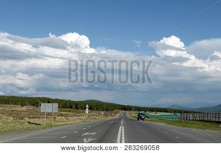 Chui Tract On The Seminsky Pass In The Altai Mountains