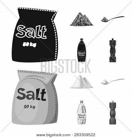 Vector Design Of Cooking And Sea Icon. Set Of Cooking And Baking   Vector Icon For Stock.