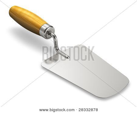 건축 흙 손