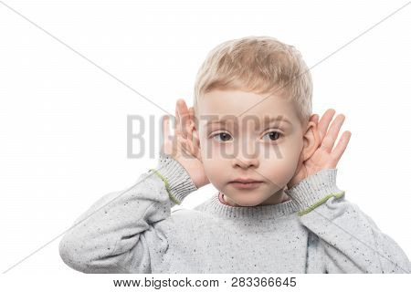A Child Of Preschool Age Does Not Hear Well. Hearing Problems In Children