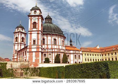 Jaromerice Nad Rokytnou Baroque And Renaissance Castle From 18th Century, South Moravia,  Czech Repu