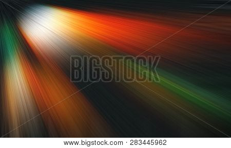 Abstract Radial Zoom Motion Design Gradient Blur