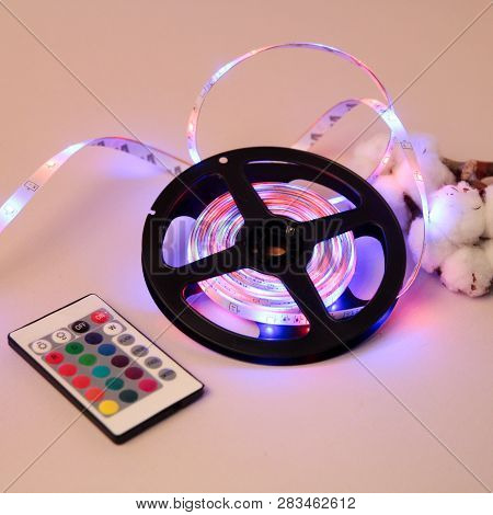 Led Strip Lighting, Led Strip For Decoration Of Interiors And Buildings