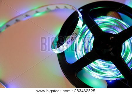 Led Strip Lighting, Led Strip For Decoration Of Interiors And Buildings