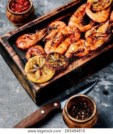 Delicious Roasted Shrimps