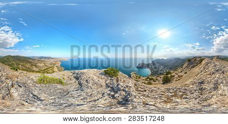 Panoramic Landscape View From The Mountain Sokol.