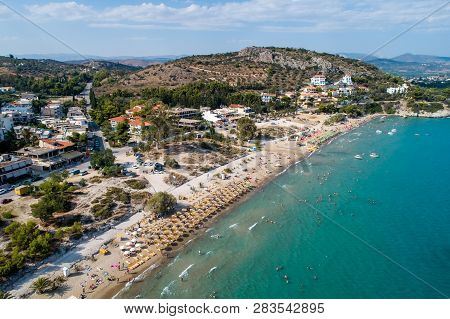 Top View Of Tolo Beach Or 