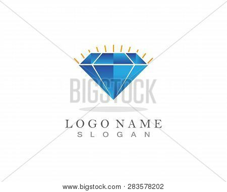 Diamond Logo Template Vector Icon Illustration Design