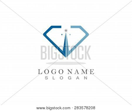 Diamond Logo Template Vector Icon Illustration Design