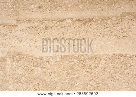 Beige Marble With Striped Patterns, Called Travertino Alabastrino