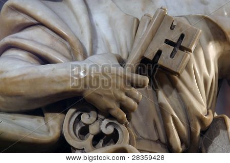 Nycklar, en symbol för Saint Peter