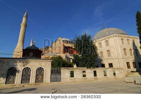 ein Blick auf Santa Sofia in istanbul