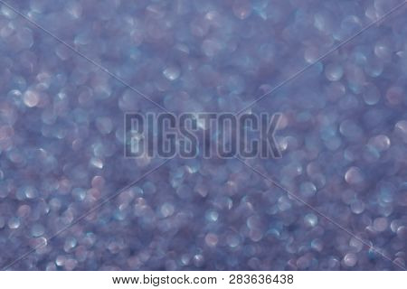 Abstrast Blurred Glittery Shiny Background, Cold Pink, Defocused