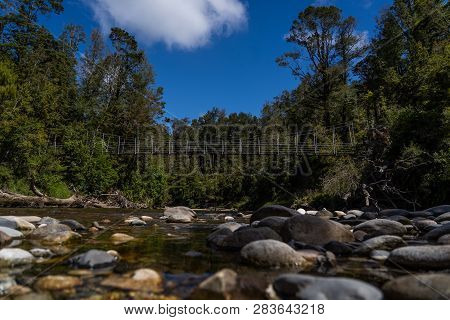 Pororari River Track, Landscape On The Pororari River Track, New Zealand, South Island, Wild New Zea