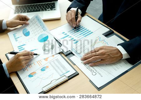 Young Business Team In A Small Meeting