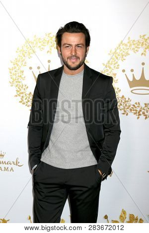 LOS ANGELES - FEB 9:  Tyler Hynes at the Hallmark Winter 2019 TCA Event at the Tournament House on February 9, 2019 in Pasadena, CA