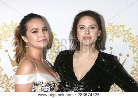 LOS ANGELES - FEB 9:  Bailee Madison, Kaitlin Vilasuso at the Hallmark Winter 2019 TCA Event at the Tournament House on February 9, 2019 in Pasadena, CA