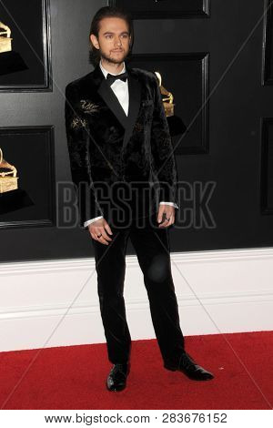 LOS ANGELES - FEB 10:  Zedd at the 61st Grammy Awards at the Staples Center on February 10, 2019 in Los Angeles, CA