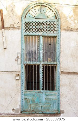 Old City In Jeddah Saudi Arabia Known As Historical Jeddah. Old And Heritage Windows And Doors In Je