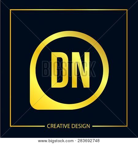 Initial Letter Dn Logo Template Vector Design