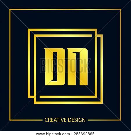 Initial Letter Dn Logo Template Vector Design