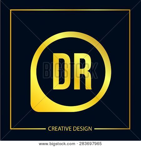 Initial Letter Dr Logo Template Vector Design