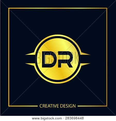 Initial Letter Dr Logo Template Vector Design