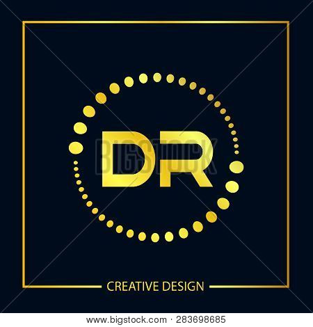 Initial Letter Dr Logo Template Vector Design