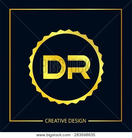 Initial Letter Dr Logo Template Vector Design