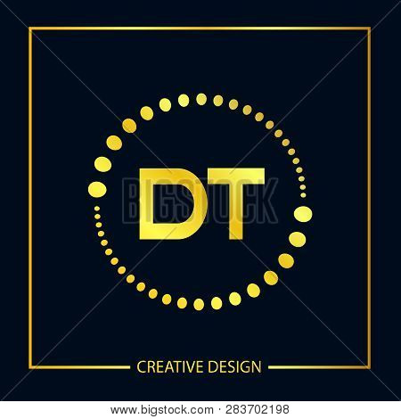 Initial Letter Dt Logo Template Vector Design