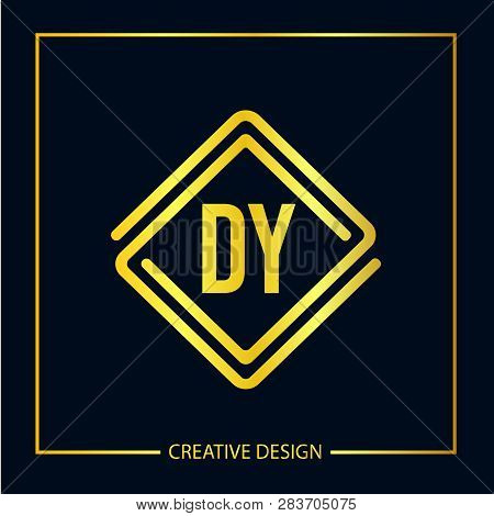Initial Letter Dy Logo Template Vector Design