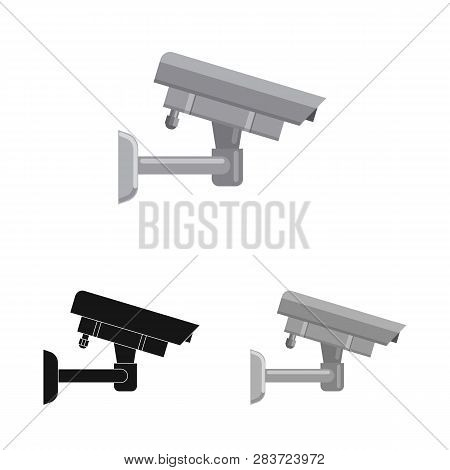 Vector Illustration Of Office And House Icon. Collection Of Office And System Vector Icon For Stock.