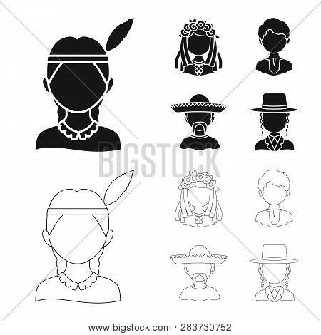 Vector Design Of Imitator And Resident Logo. Set Of Imitator And Culture Vector Icon For Stock.
