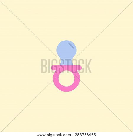 Nip Icon Flat Element.  Illustration Of Nip Icon Flat Isolated On Clean Background For Your Web Mobi