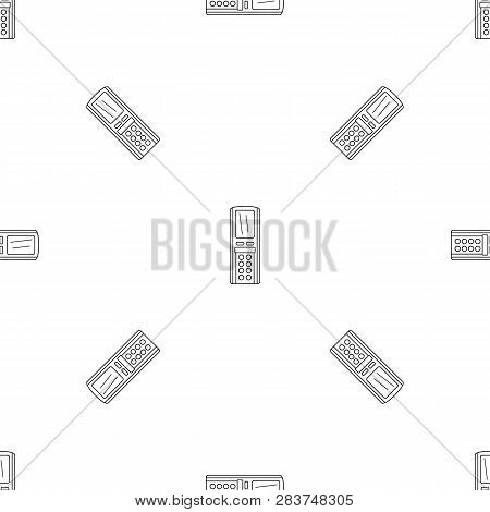 Remote Control Conditioner Pattern Seamless Vector Repeat Geometric For Any Web Design