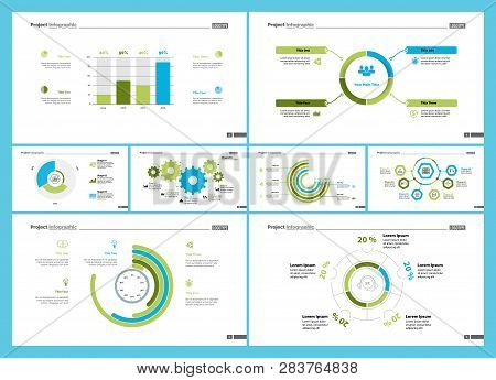 Business Inforgraphic Design Set For Strategy Concept. Can Be Used For Business Project, Annual Repo