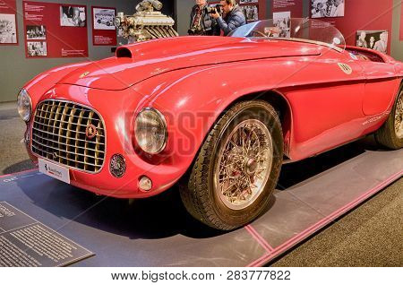 Maranello, Emilia Romagna, Italy. December 2018. The Ferrari Museum