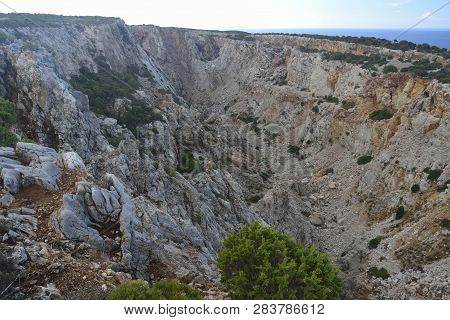 The Mining Excavations Of Planu Sartu In Buggerru