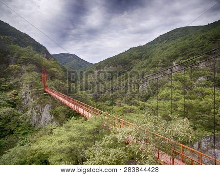 Aerial View Of Gangcheonsan Mountain, Sunchang, Jeollanamdo, South Korea