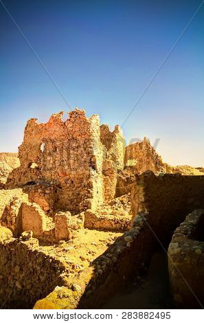 Ruins Of The Amun Oracle Temple . Siwa Oasis, Egypt