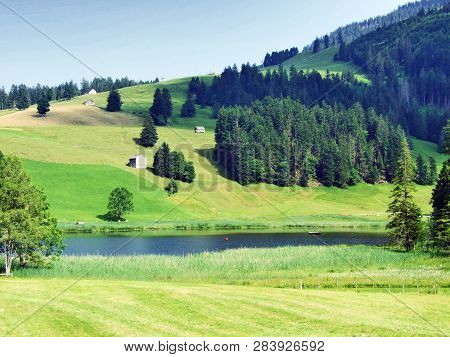 The Smaller Lake Schwendisee (hinterer Schwendisee), Wildhaus - Canton Of St. Gallen, Switzerland