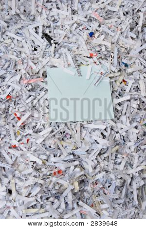 Papel picado com uma mensagem